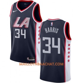 Maillot NBA Los Angeles Clippers Tobias Harris 34 2018-19 Nike City Edition Navy Swingman - Homme